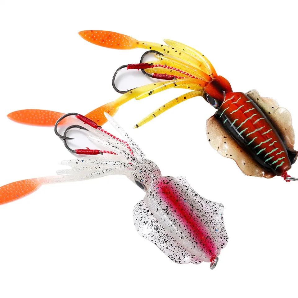 

Swimbait Soft Lure Bass Silicone 60g/15cm Bait Fishing Lure Shad Artificial Worm Wobbler, Various