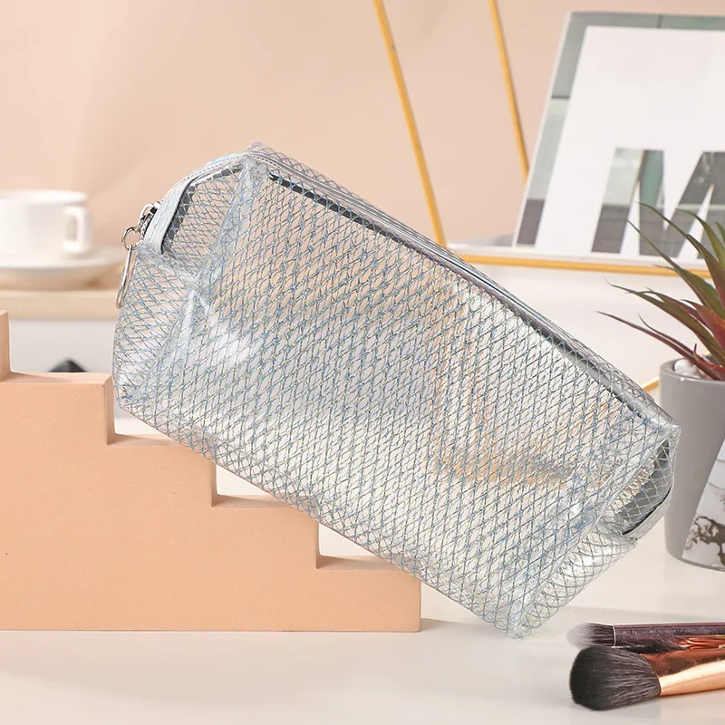 

Women PVC Clear Custom Cosmetic Bag Plastic Transparent Travel Makeup Bag