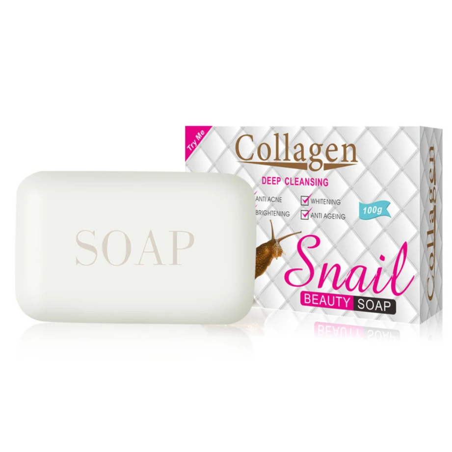 

OEM Snail whitening body handmade soap with private logo