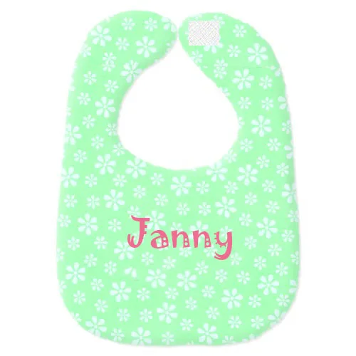 

Baby Shower Gift Customized 100% Cotton Bibs Personalized Baby Toddlers Burp Cloth Monogrammed Ruffle Baby Bib