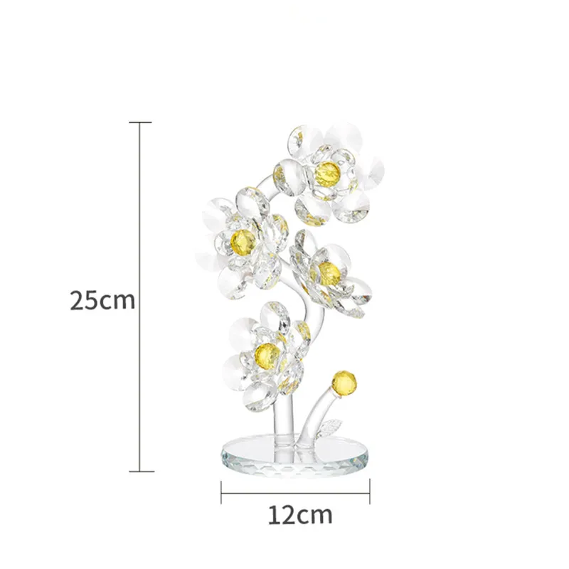 Hot Sale Crystal Glass Flower For Wedding Decoration Or Souvenirs Buy