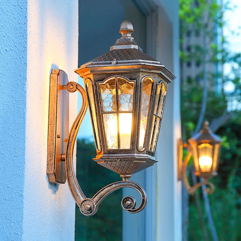 High quality Aluminum classic Garden IP65 Waterproof outdoor led wall lamp for hotel/villa