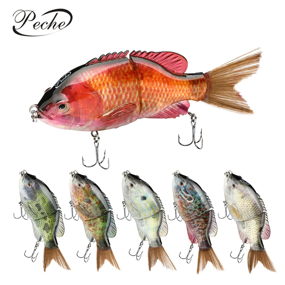 

15cm 58.3g Multi Jointed Fishing Lures ABS Plastic Bait With Hook VIB Carp Swimbait Isca Artificial Dropshipping Fishing Bait