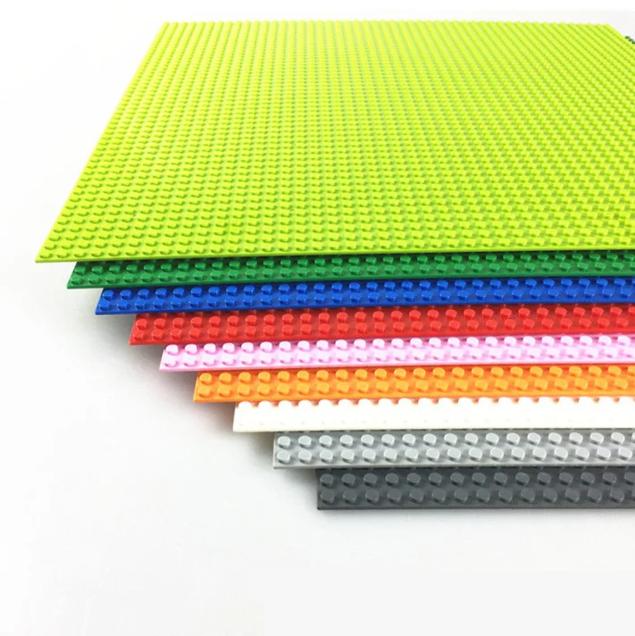 

Free Shipping 50*50 Dots BasePlate Building Blocks DIY Base Plate Educational Bricks Toys for Kids, Colorful