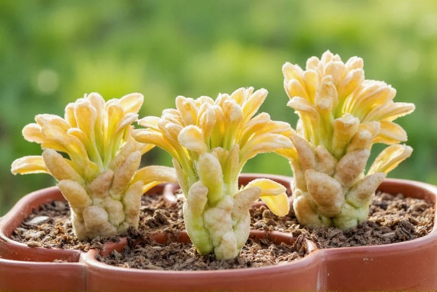 Healthy ginger rhizomes with visible growth eyes ready for indoor planting