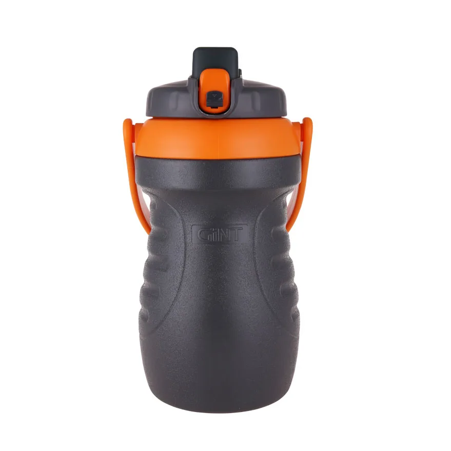 

1.9L gint plastic beer wine ice sample hot sale pu hiking camping wide mouth water cooler jug