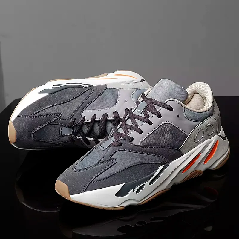 

Brand Logo Original Reflective Men'S Fashion Yeezy700 V2 boots large size running sneakers Sports Shoes