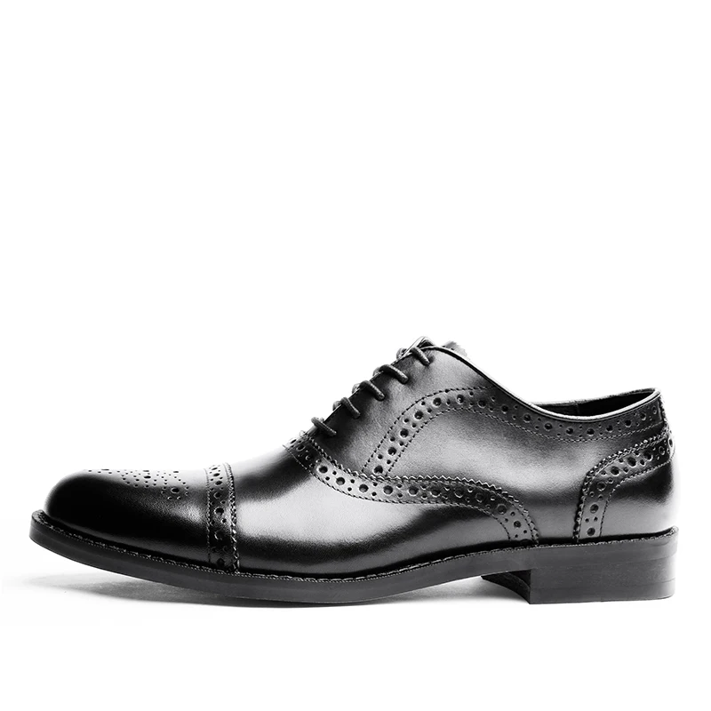 

Kutesmart High Quality OEM Leather Man Oxford Shoes 2021, Black, brown