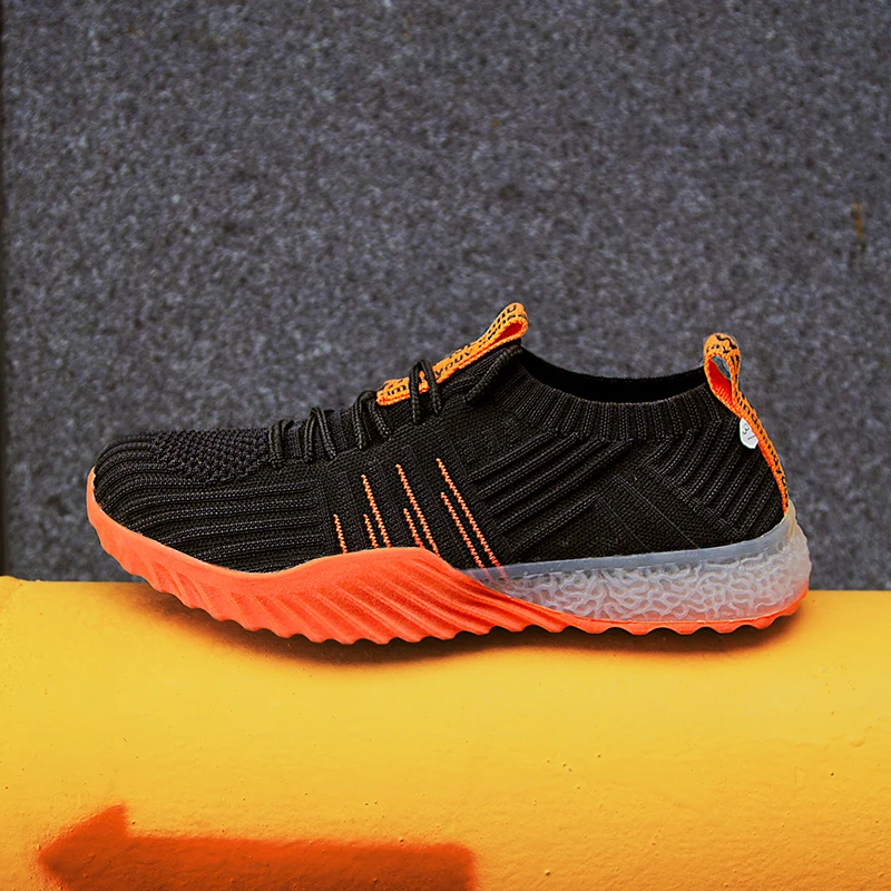 

2020 New Design Custom Wholesale Shoes Men Sneakers Knitting Sports Campus Running Shoes, Optional