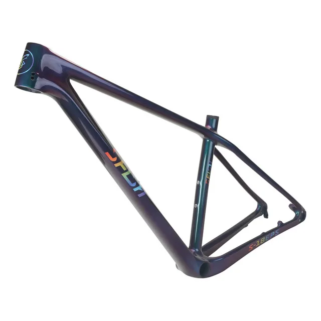 

MTB Mountain Bike Carbon fibre 15/17/19*27.5/29 Mountain Bike quick release Frame, Purple blue&purple green