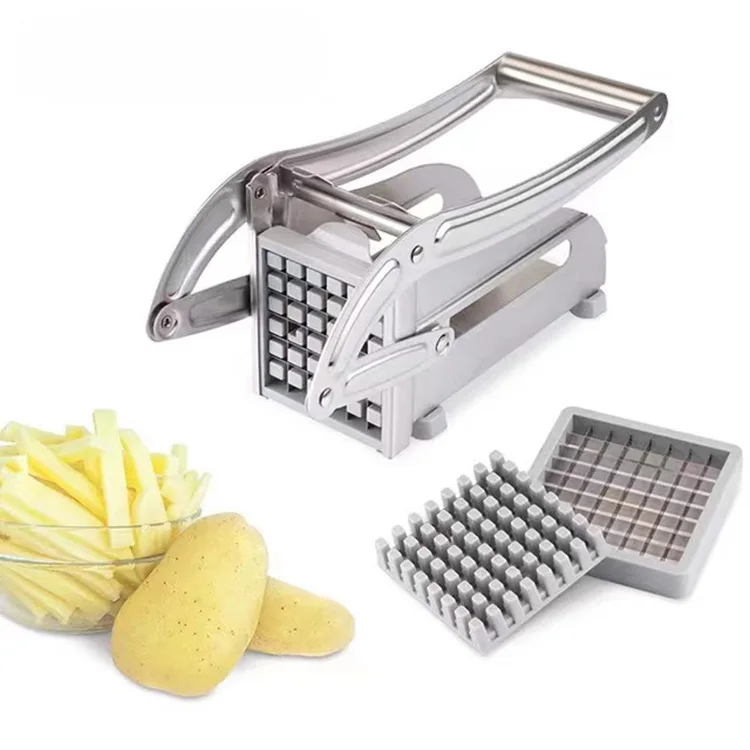 

manual vegetable tools potato chips cube slicer stainless steel Potato french fry cutter potato slicer