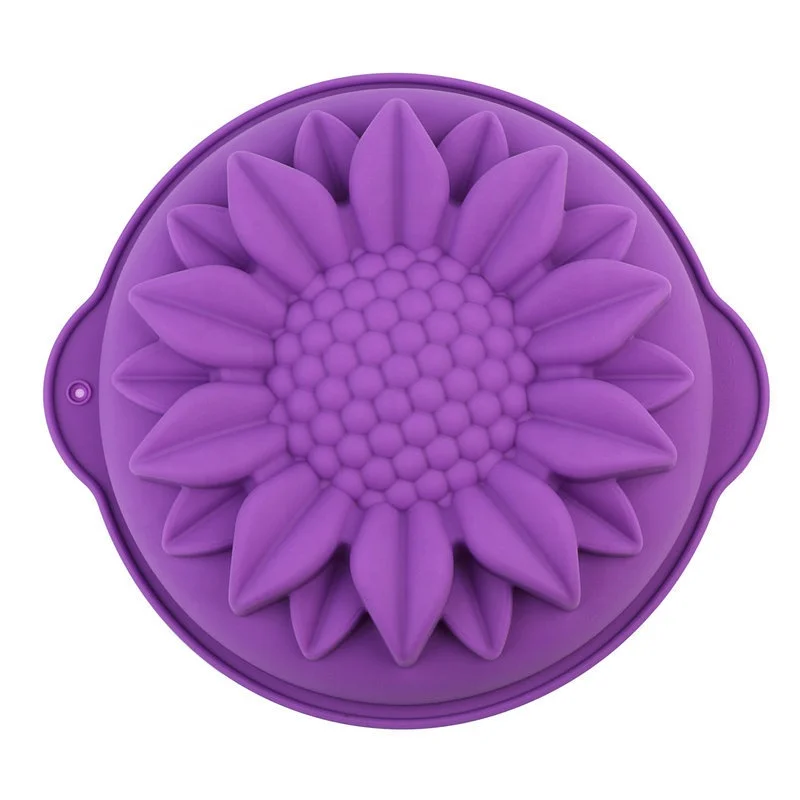 

BPA free 3d Sunflower Custom-made Silicone Cake Pan Mold For Cake DIY