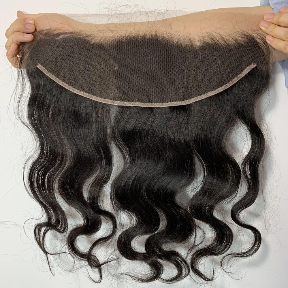 

HD Body wave 13x4 preplucked brazilian raw cuticle aligned hair super thin swiss lace frontal