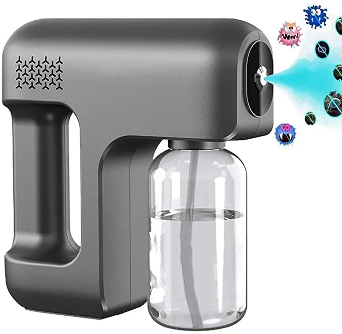 

Latest touch pad blue ray nano spray gun cordless nano spray gun Wireless Electric ULV nano steam gun for disinfect