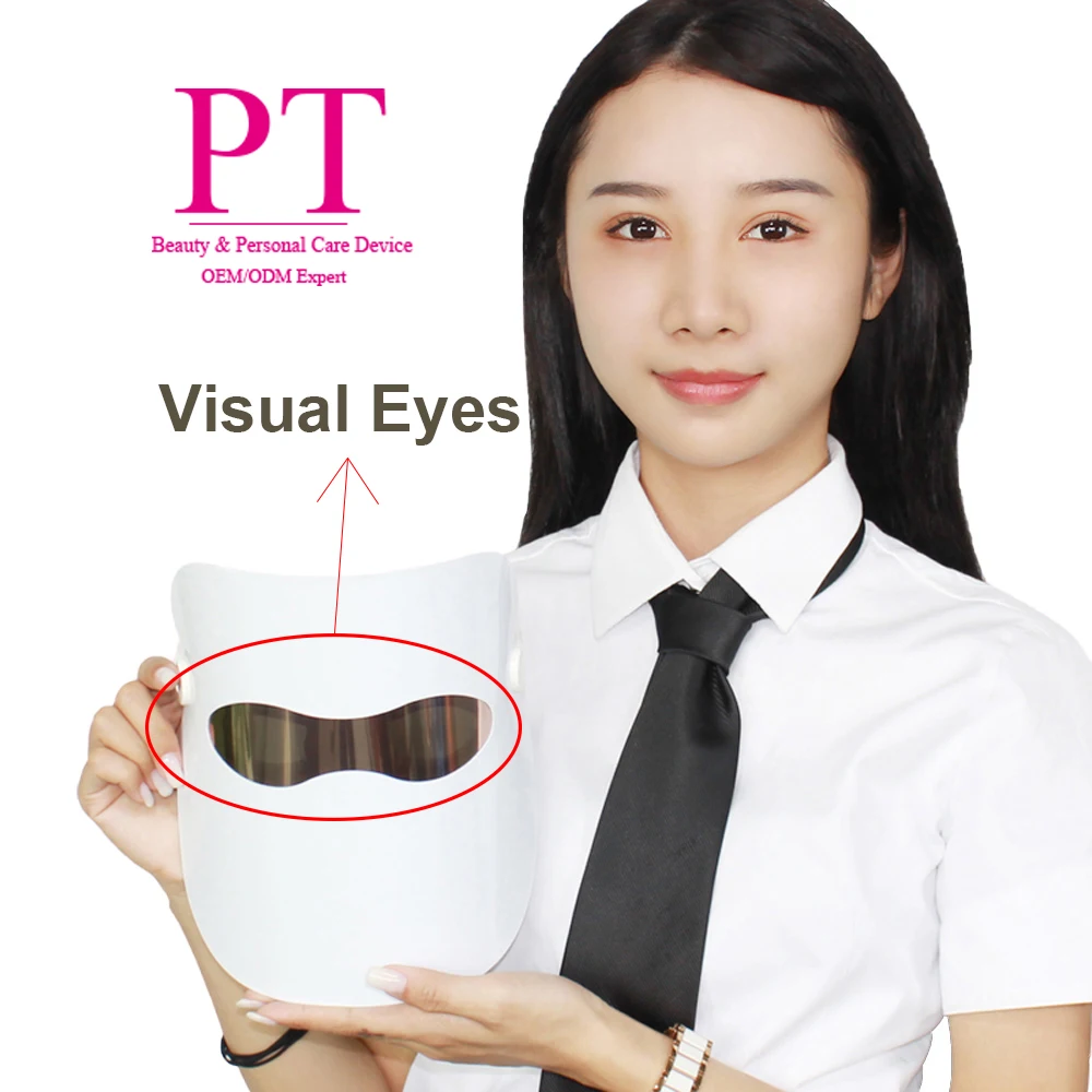 

Visual Transparent Eyes Facial Beauty Skin Care Photon PDT Electric Therapy Led Mask