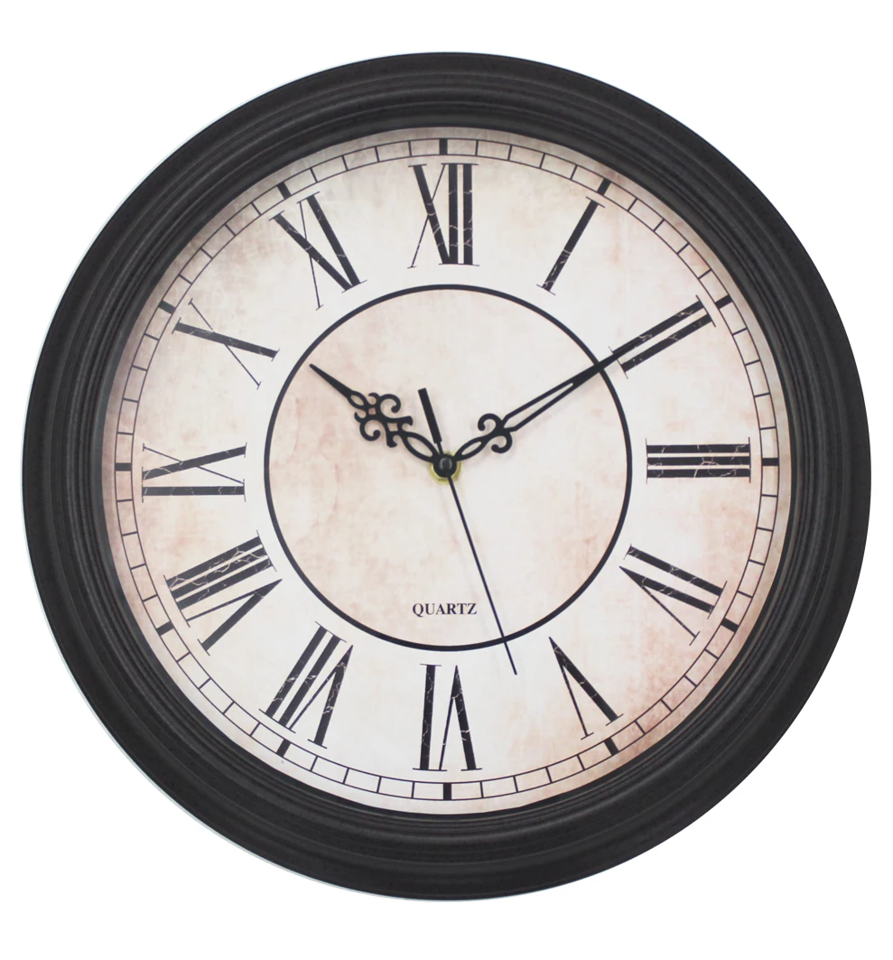 

Newest design high quality classic quartz plastic wall kitchen clock
