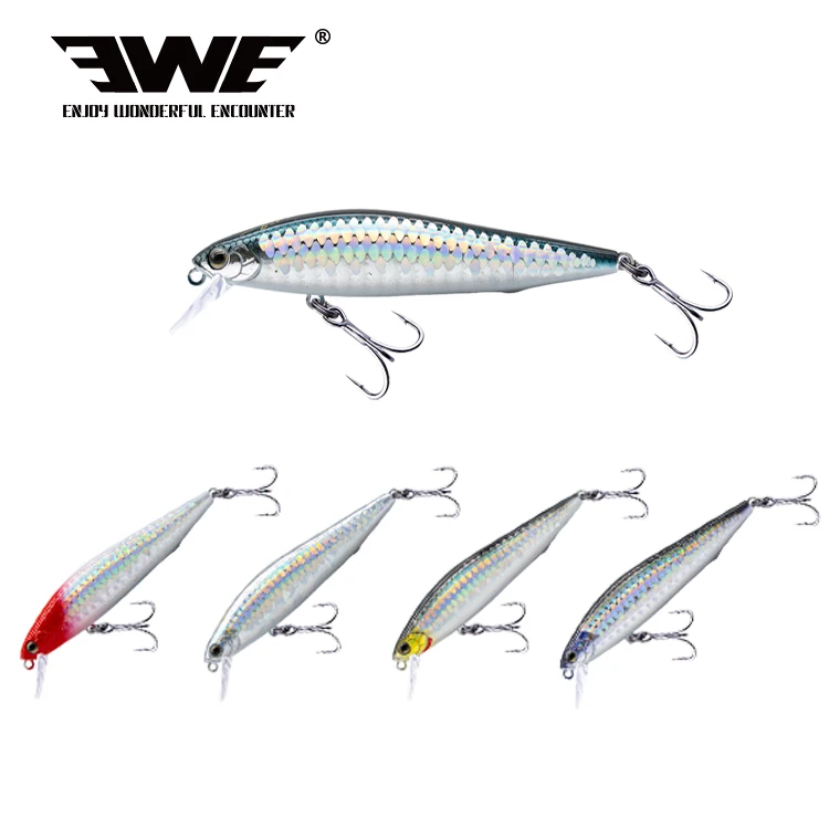 

EWE 2022 New Factory supply ABS plastic minnow high quality BKK treble hooks YDZL-100S 14g sinking fishing lure