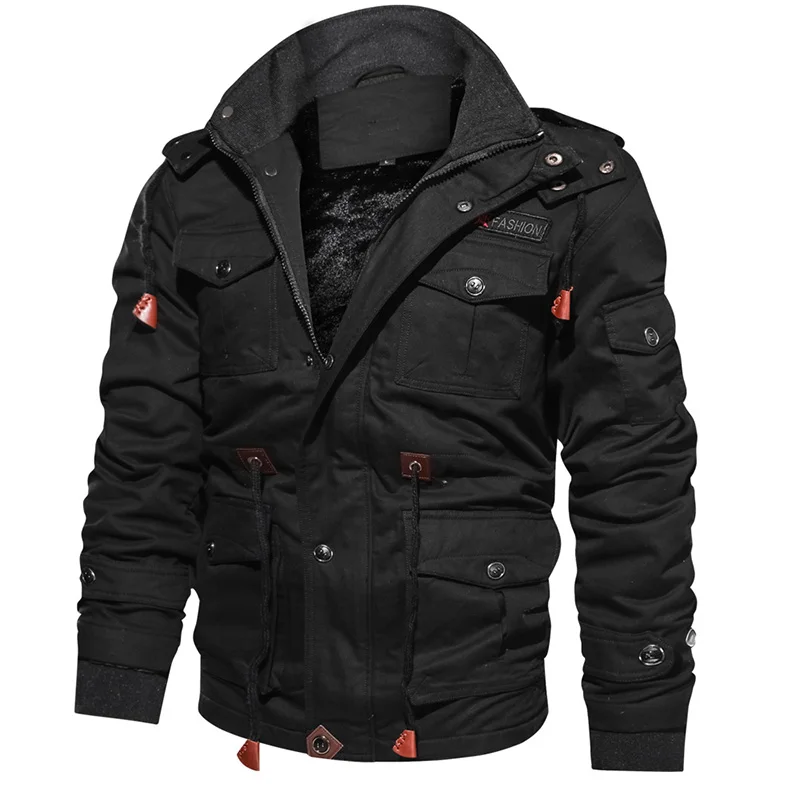 
Hot New Design Pilot Jacket Winter Military Jacket Long Sleeves Windbreaker Jacket for Men 