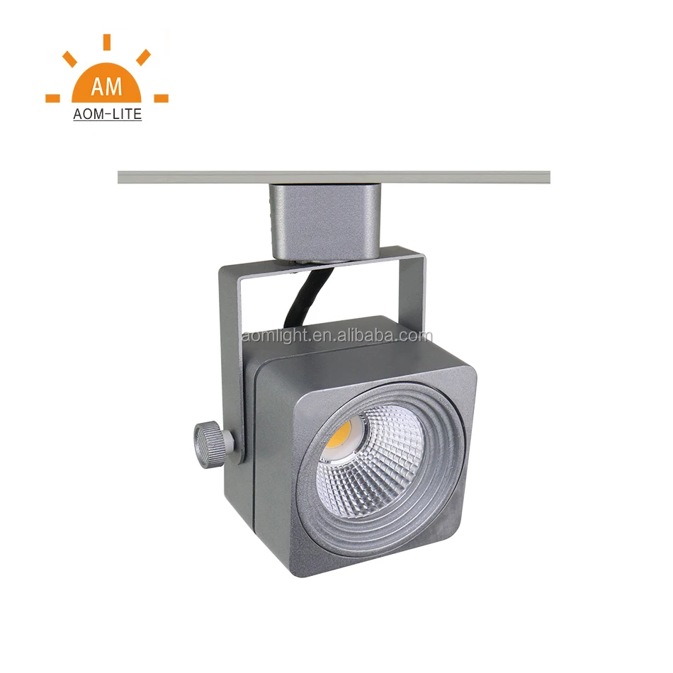 Canada/USA Reliable and Cheap Aluminum 12w 3 circuit juno square style cob White jewelry display spot led track lights