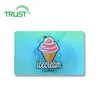 TRUST China Manufacturer RFID HF Security System Chips Clear Business Card PVC Blank Card