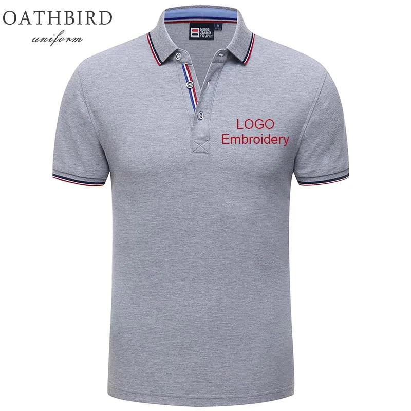 

China Factory Custom Embroidered Logo Men's Polo T Shirts Work Uniform wholesale