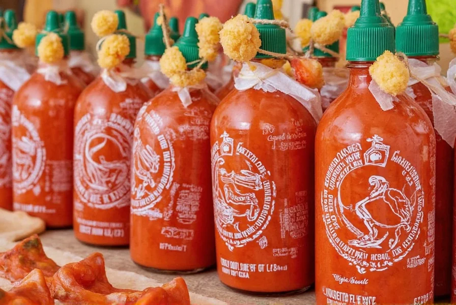 Comparison table of top 5 bulk sriracha brands