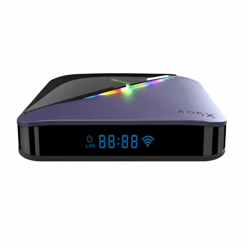 

Very Good A95X F3 Air TV Box Android 9.0 6 RGB Light Amlogic S905X3 Wifi 8K 60fps Media Player A95XF3 AIR X3 Set box