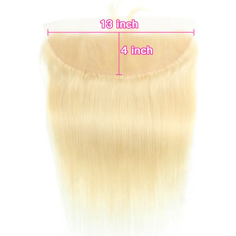 

18inch 20inch 22inch Preplucked 613 Frontal Brazilian Virgin Cuticle Aligned Straight 613 Frontal HD Lace