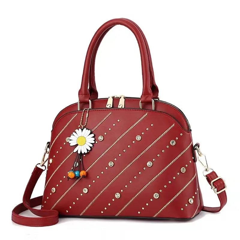 

DL182 24 New Korean style women bags handbags with large capacity ladies handbags PU leather handbags, Red,black.....