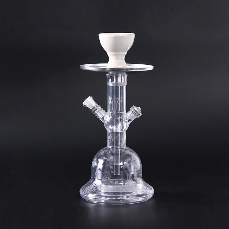 

Cheap wholesale new design portable hookah feet led light colorfull acrylic chicha hookah shisha with LED light, As your request