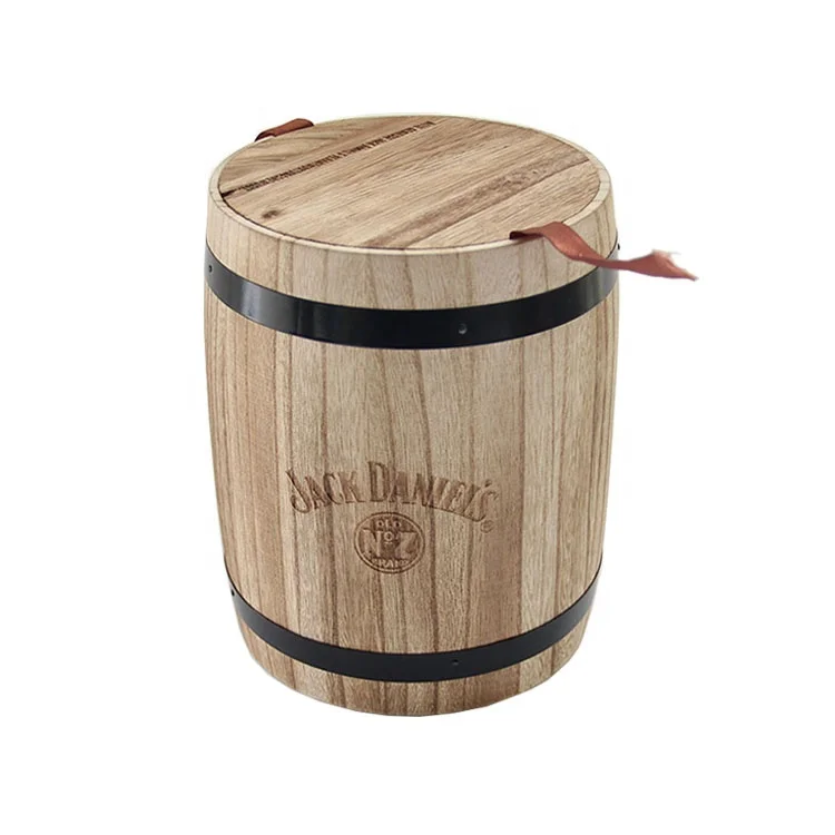 
Hot sale custom cheap eco friendly natural color coffee candy wine wooden barrel 