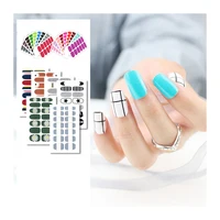 

China supplies wholesale metal nail accessories 2D nail art stickers