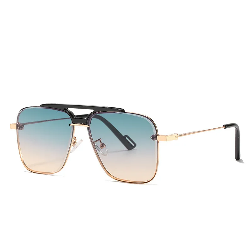 

Mirror Square Unisex Wholesale Ladies Luxury China Shades Women High Quality Big Frame Sunglasses