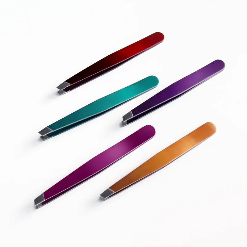 

High Quality Stainless Steel colourful Tweezers Eyebrow Clip