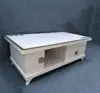 Modern cheap wood smart white coffee table for living room