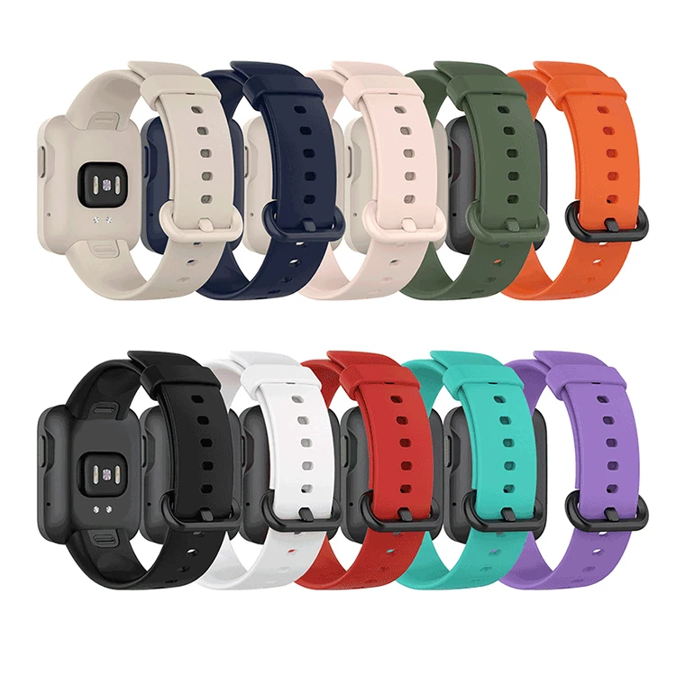 

NBBelden Silicone Mi Watch Lite Band For Redmi Watch Strap Smart Accessorie Wrist Strap For Redmi Mi Watch Band, 10 colors