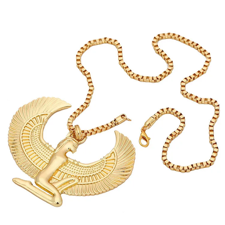 

C052 Hip-hop Punk Jewelry African Gift Necklaces Ancient Egyptian Eye Of The Horus Necklace