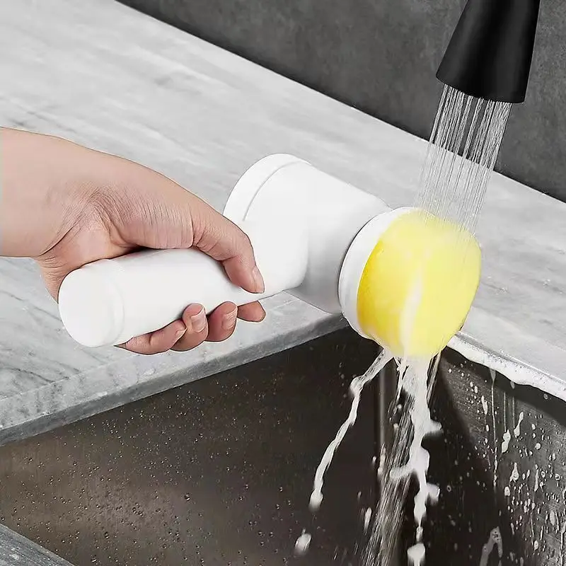 

New Hand-held Electric Washing Brush Kitchen Dishwasher Multi-purpose Household Cleaning Polishing Tools Bathtub Scrube 5 in 1