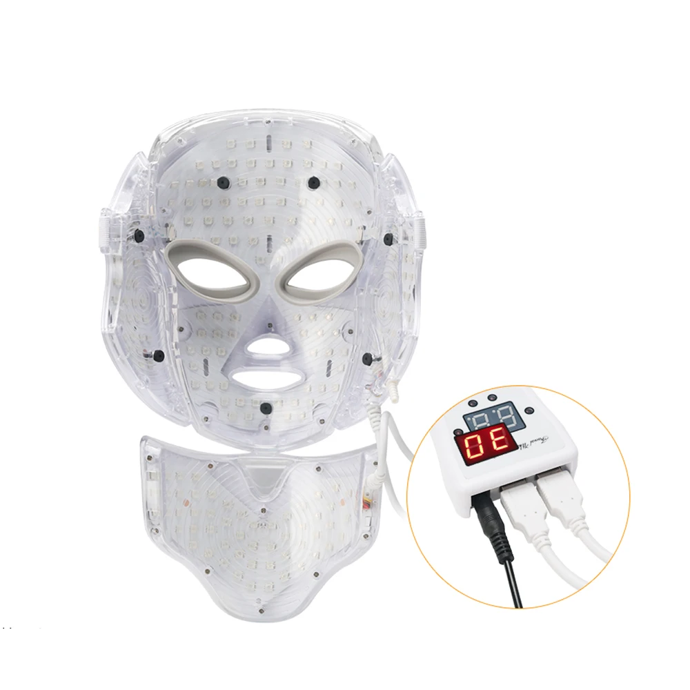 

OEM 7 Colors LED Mask Beauty Instrument Acne whitening Rejuvenation Ledmask Mascaras Faciales LED Red Light Therapy Pdt Machine