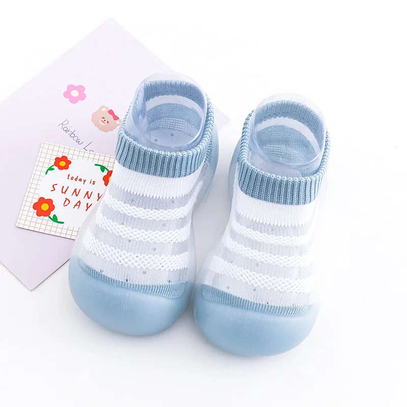 

Ice Silk Non-slip Socks Shoes Children's Toddler Shoes Soft Bottom Breathable Baby Floor Shoes Thin