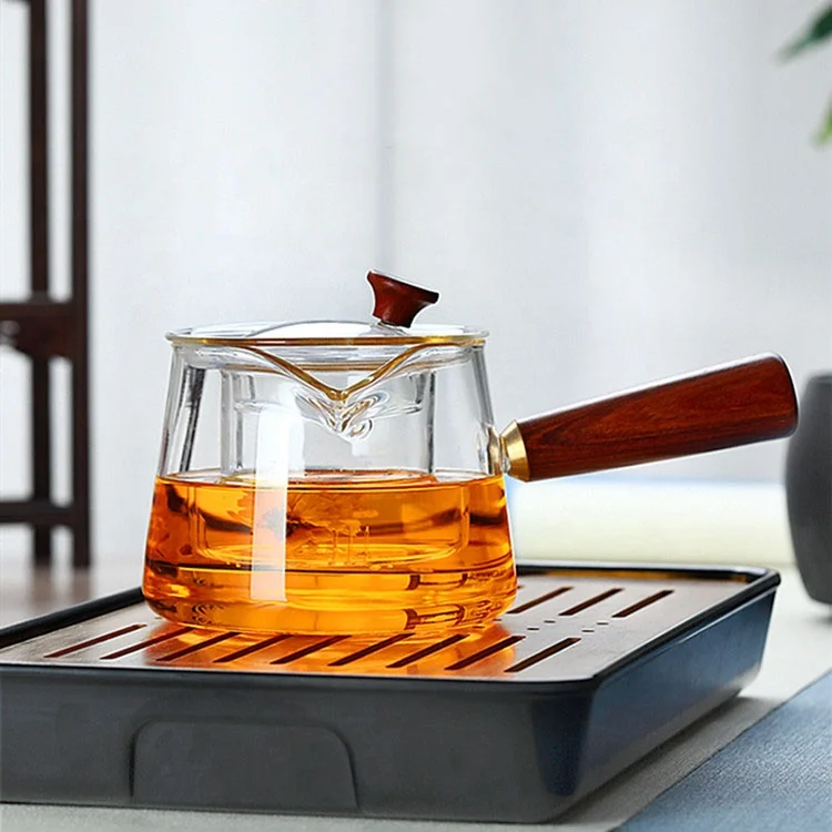 

Tableware 500ml Pyrex Glass Tea Pot Heat Resistant Borosilicate Glass Teapot, Transparent clear