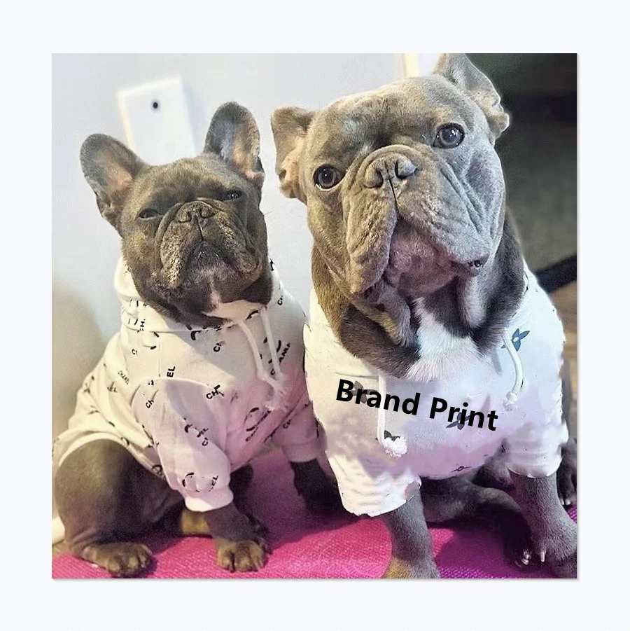 

Joint Design Classic Printed Logo Three-color Luxury Letter Printed L And S Brand Dog Hoodie