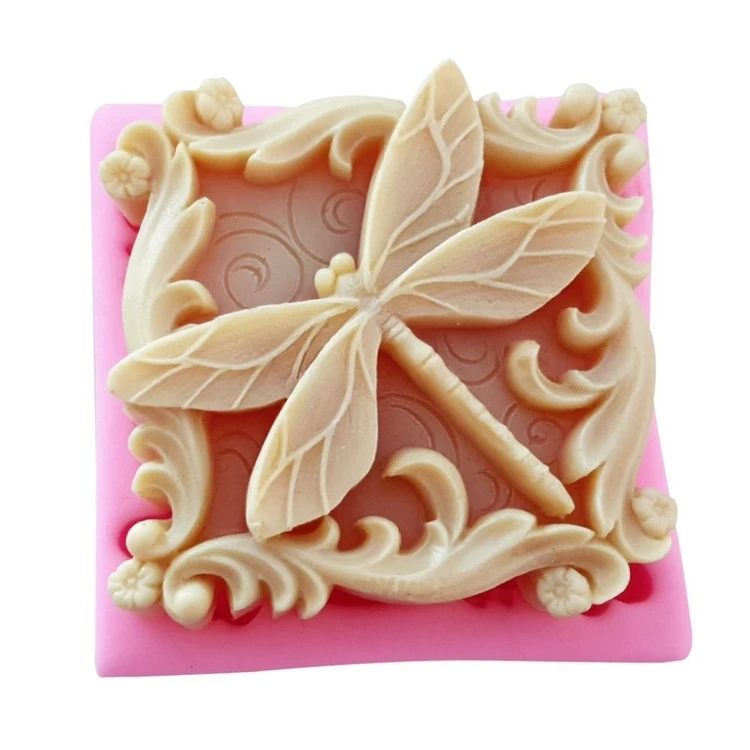 

High Quality Cheap Silicone Dragonfly Shape Handmade Soap Mold