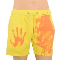 

wholesale men heat temperature reactive sport short pants custom athletic beach boxer color changing swim trunks board shorts