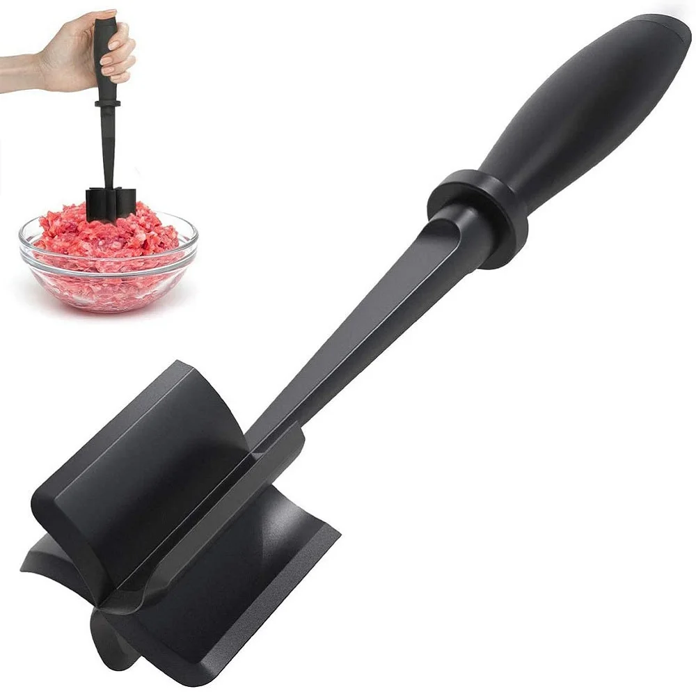 

Amazon hot sale chopper multifunctional mixing grinder beef masher handheld hamburger mincer food potato meat chopper, Black,red,green