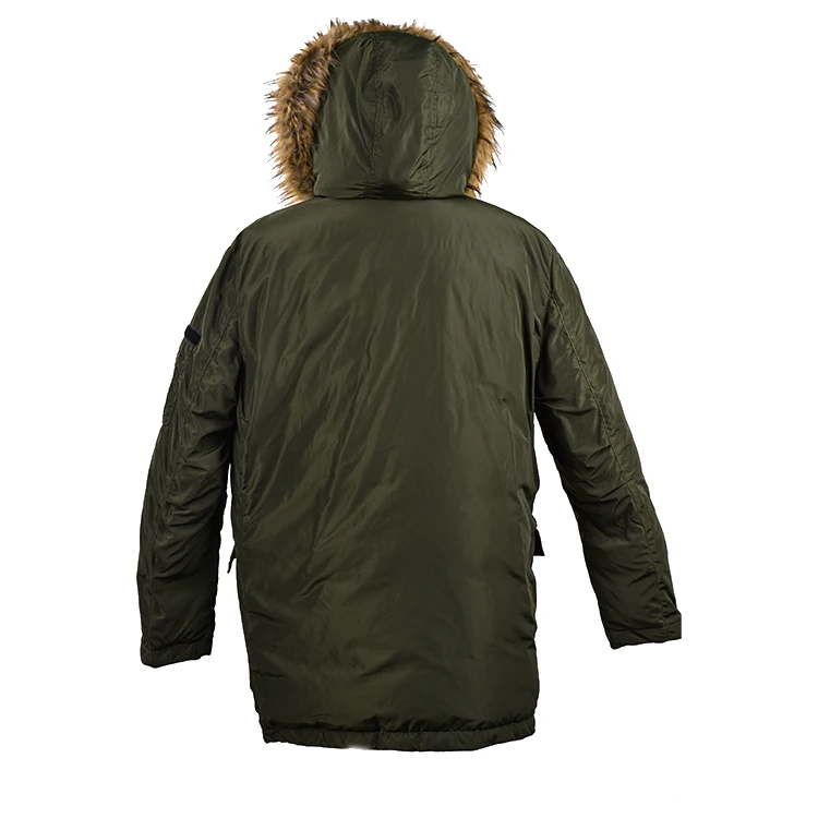 First Feather Duck Winter Custom Goose Down Hood Jacket With Fur Men ...
