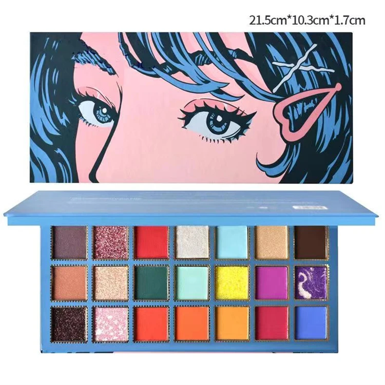

5 in 1 high palette custom label applicator magnetic palette light colors eye shadow palette