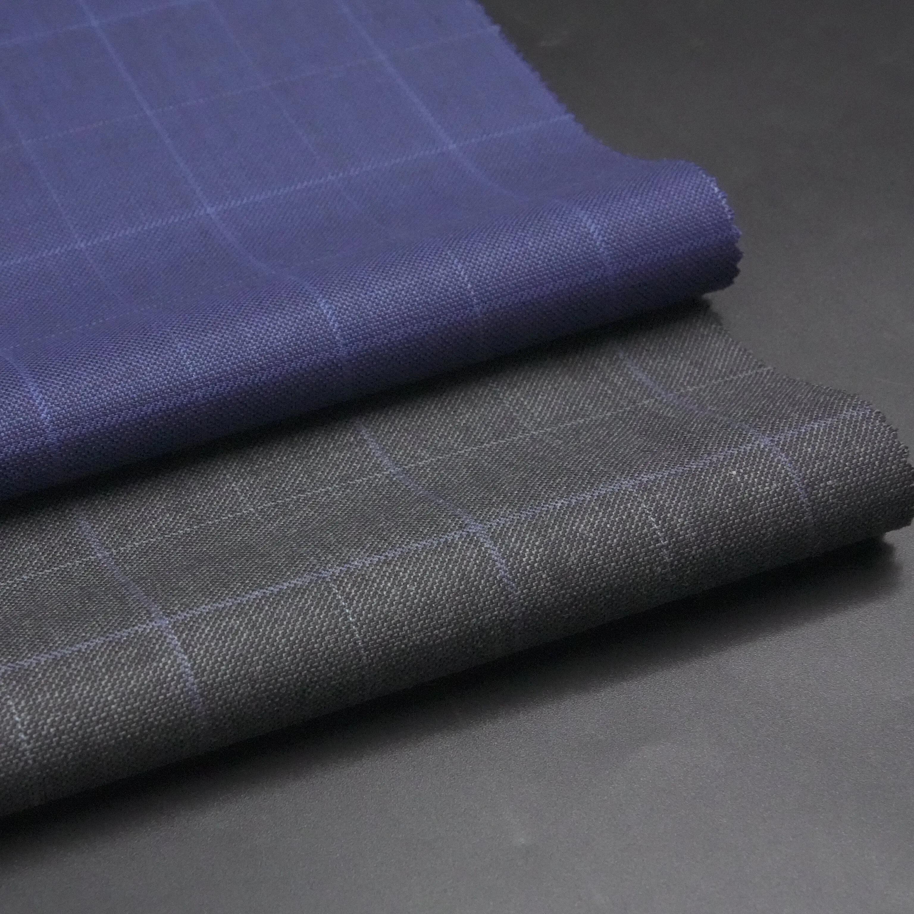 Elegance STOCK Men's Suits Wool Polyester Fabric Blend Merino Wool & Worsted Wool Yarn Dyed Pattern for Jackets