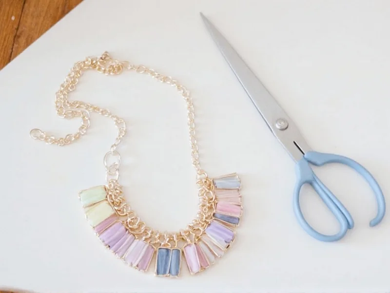 diy charm necklace