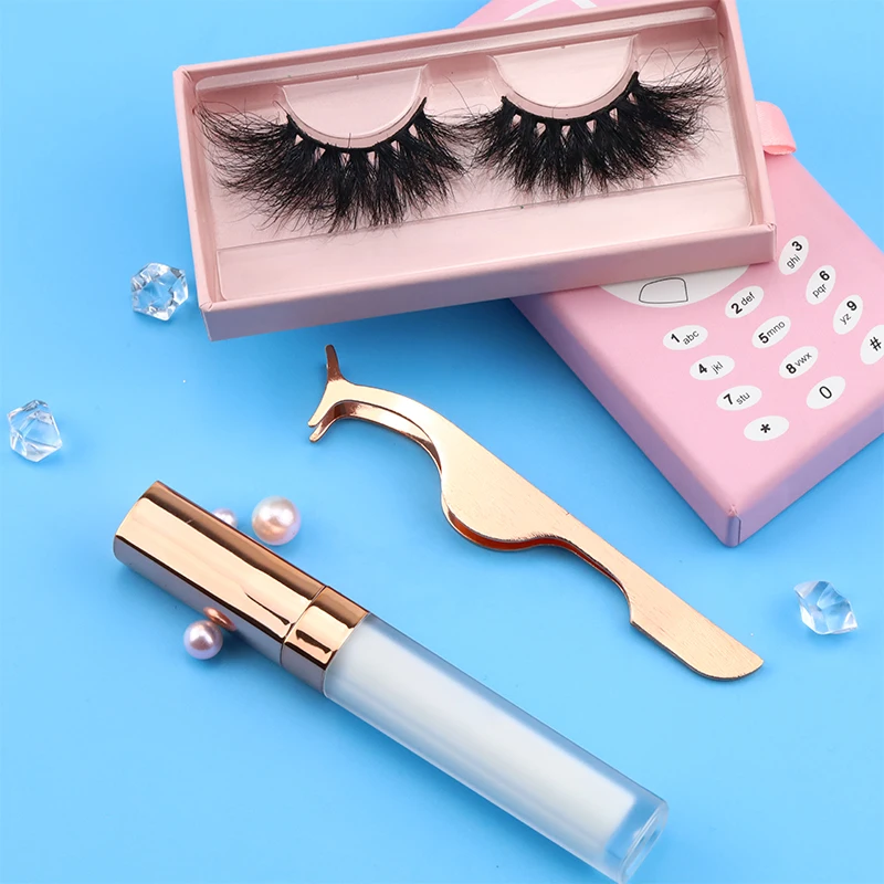 

Emeda OEM 3D eyelashes 100% real mink eyelashes fluffy 25mm eyelashes vendor